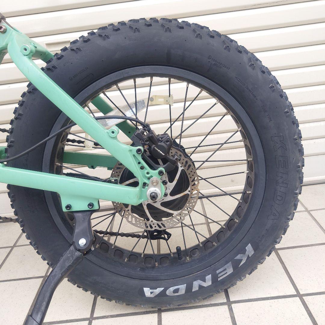 20インチ Fatバイク 電動アシスト 48km走行 1回充電 ファットバイク