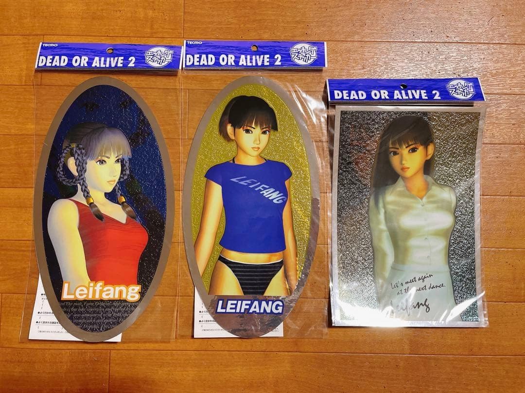 DEAD OR ALIVE 2 レイファン エッチングステッカー 3枚 30cm