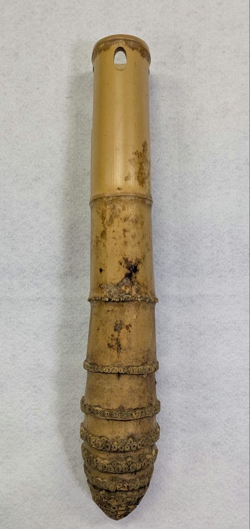 竹花入　掛花入　根竹　茶道具　花入