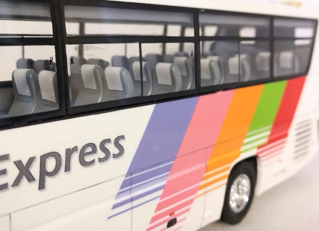 1/32 アルピコ交通 貸切バス(いすゞガーラSHD)素人組立品