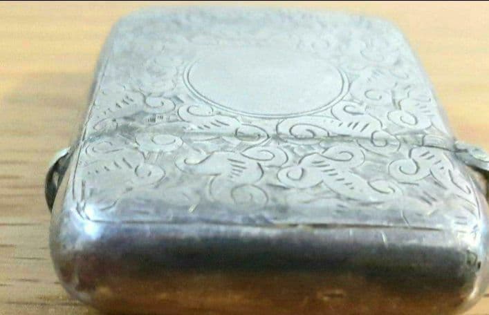 英国アンティーク　マッチケース　1800年代製造　タバコ