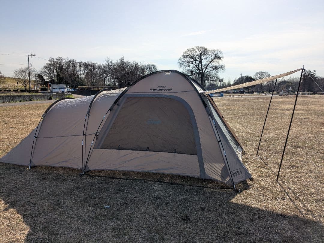 コールマン　ルーミーフロント2ルームテント　グレージュ