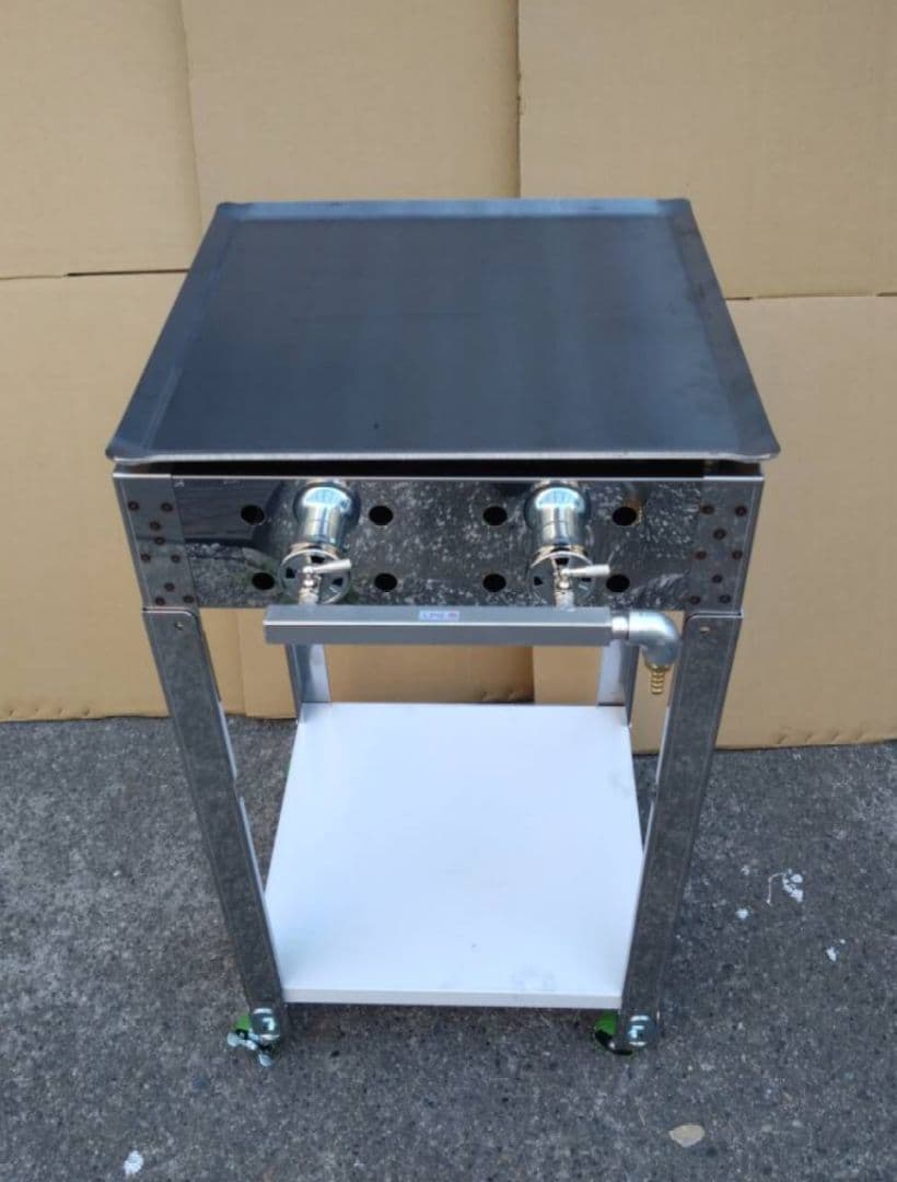 鉄板焼き グリドル お好み焼きそば イベント 厨房 鉄板焼器 卓上 幅45 ガス