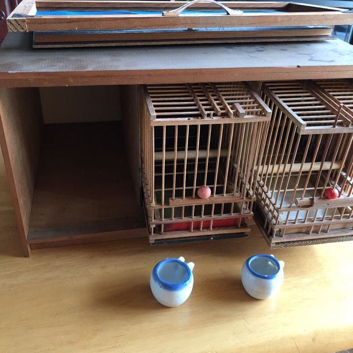 木製　ウグイス籠