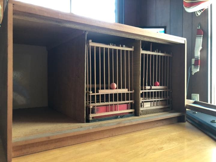 木製　ウグイス籠