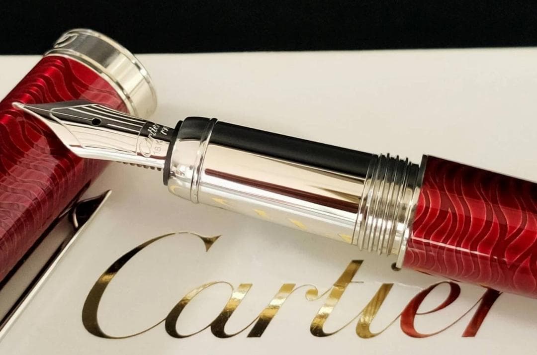 極美品 Cartier アールデコ ドゥ カルティエ 万年筆 18K 限定品