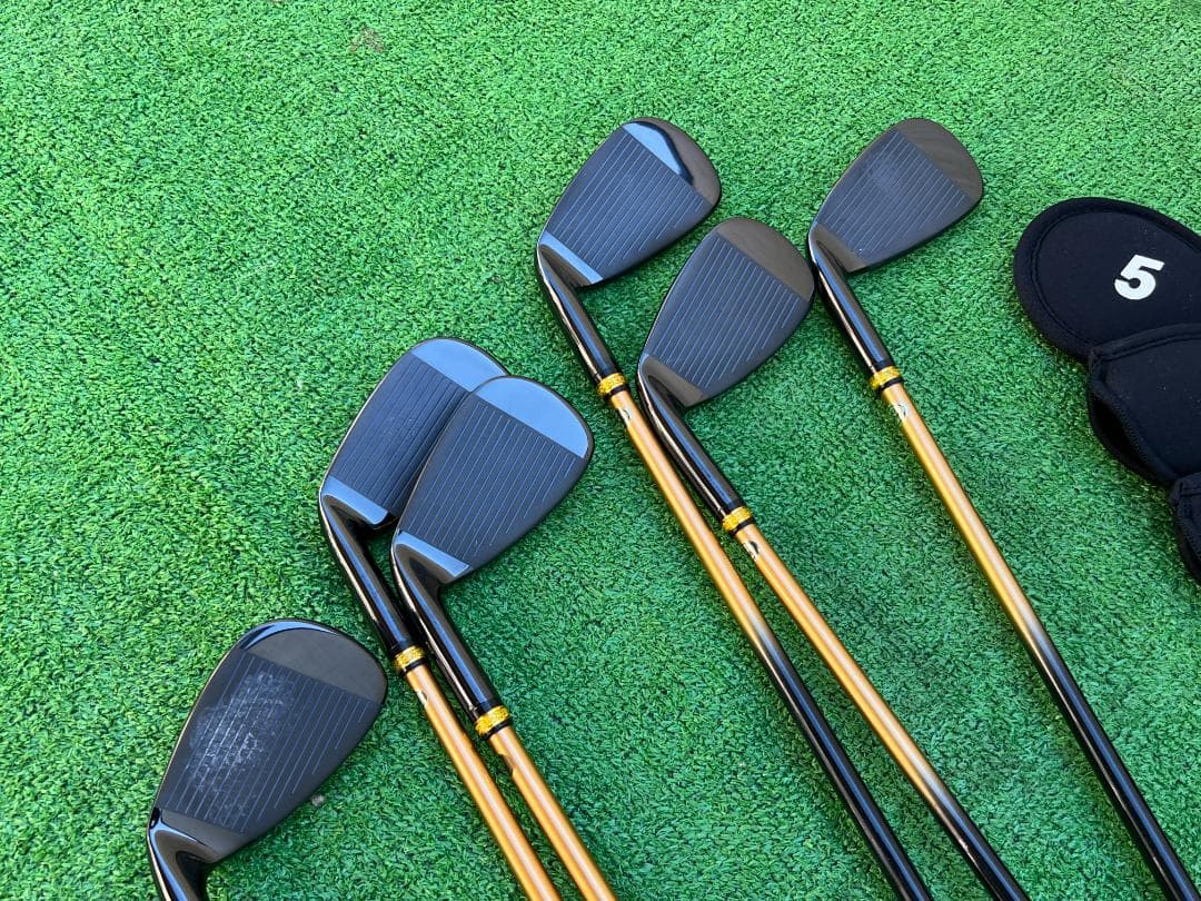 ぼ*ん様 MUTSUMI HONMA MH777 ワンレングス アイアンセット