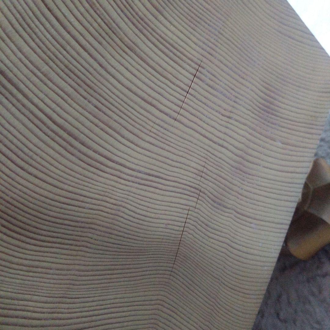 【囲碁】本榧碁盤　7寸　　天地柾目盤