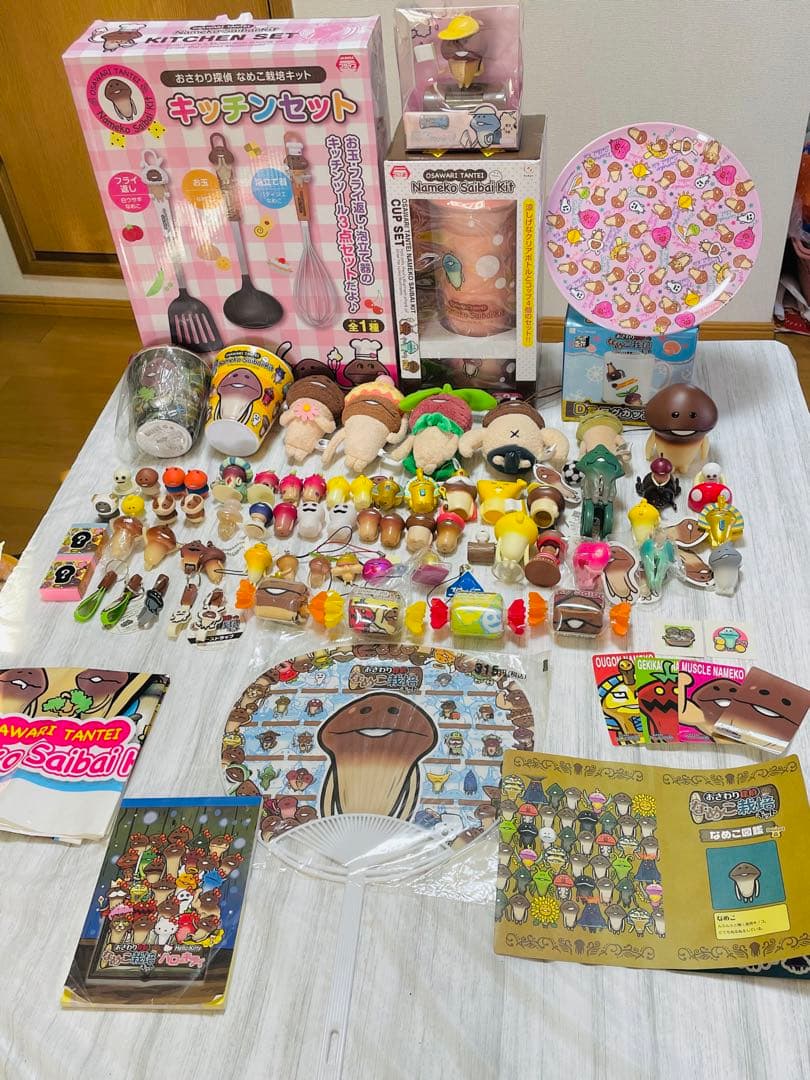 なめこ　おさわり探偵　なめこ栽培キット　74点セット　まとめ売り