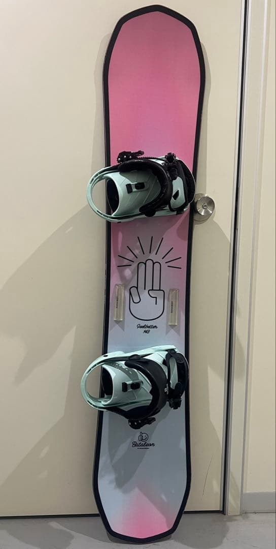 Feelbetter スノーボード ピンク/ホワイト