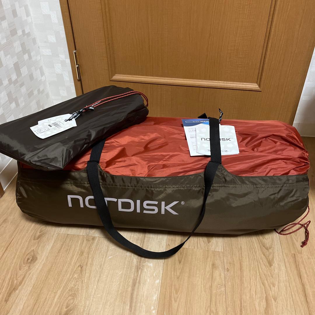 美品 nordisk THRYMHEIM 5 スリムヘイム5 フットプリント付き