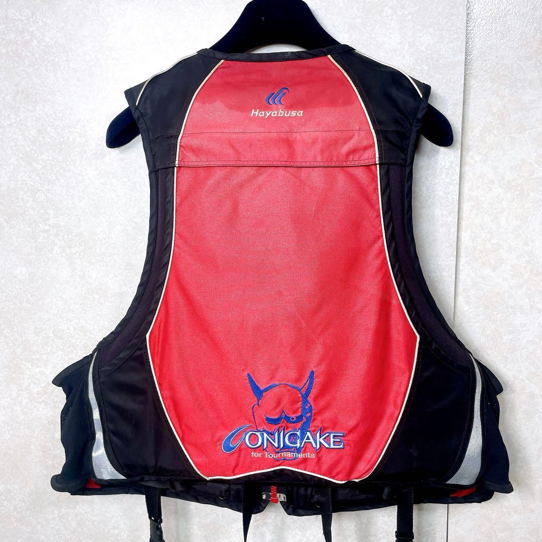 希少！ハヤブサ　ライフジャケット　鬼掛　トーナメント　ふかせ釣り