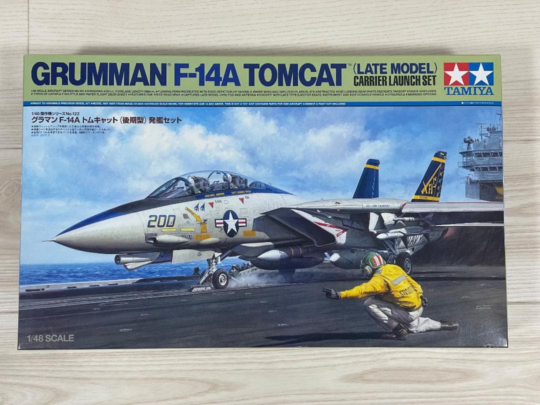 タミヤ 1/48 グラマン F-14A トムキャット(後期型) 新品未組立