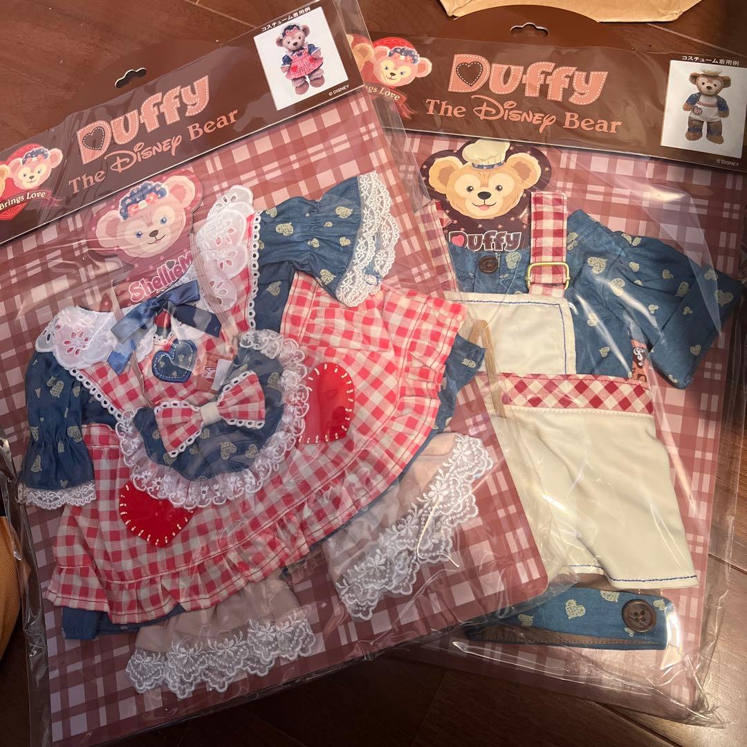 ディズニーシー　ダッフィー、シェリーメイ　ぬいぐるみ用コスチューム　バレンタイン