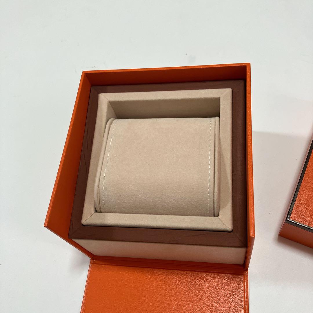 美品　エルメス　時計ケース　空箱　木製