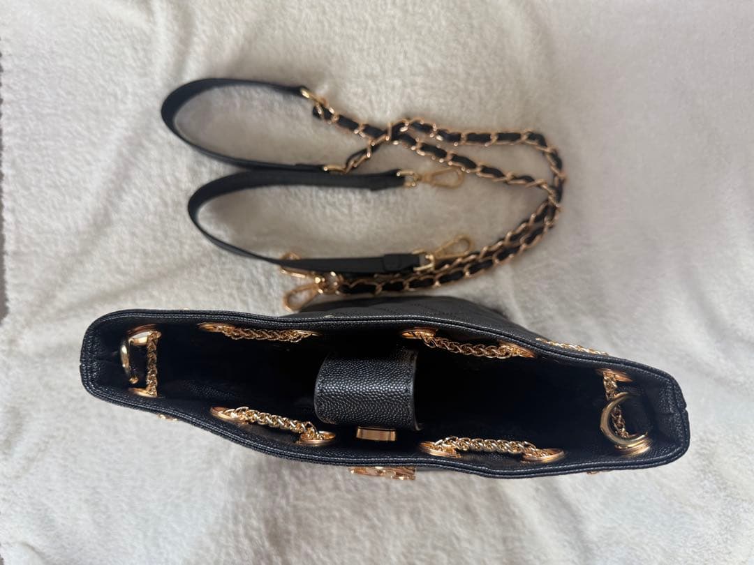 CHANEL ハンド ショルダーバッグ ノベルティ 未使用品 シャネル 巾着型