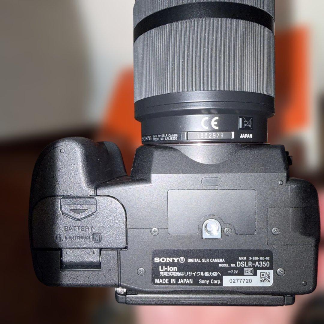 SONY α350 デジタル一眼レフカメラ バッテリー メモリー付 送料無料