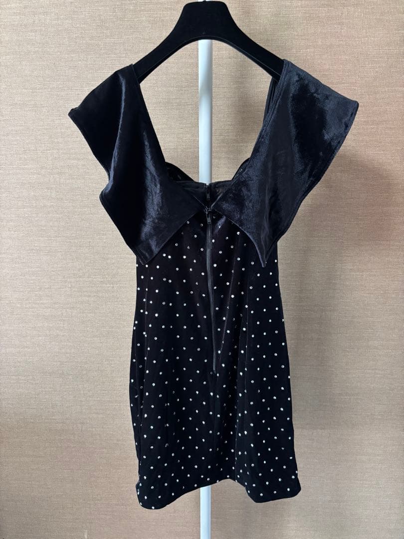 セルフポートレート self-portrait クリスタル ミニ ワンピース