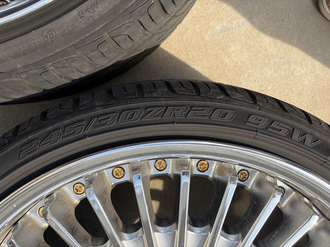 work イミッツ　20インチタイヤホイール4本セット