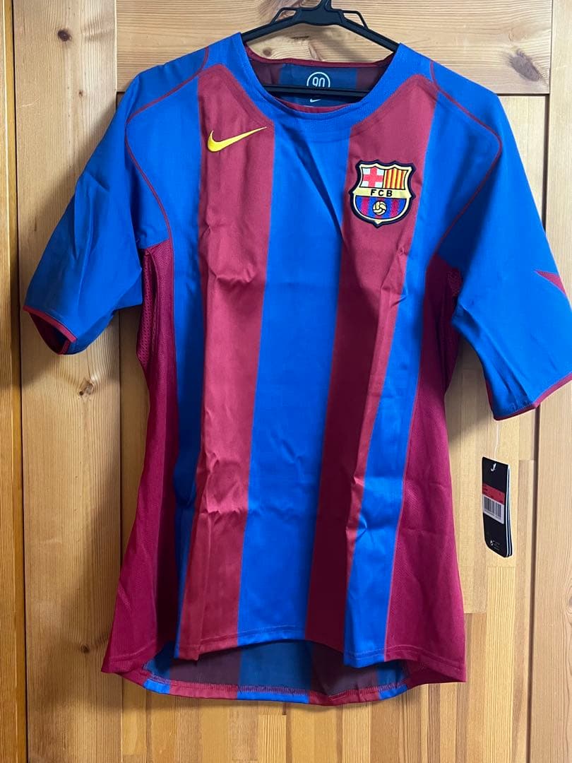 04-05 バルセロナ ユニフォーム プジョル CL用 新品未使用タグ付 メッシ