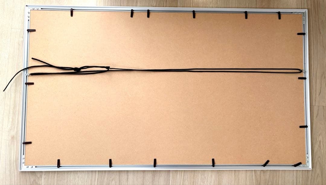 ジョルジュ・メイス アートポスター 中庭 額縁付き ギリシャ ミコノス