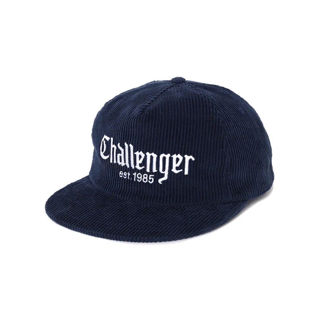 Challenger コーデュロイキャップ ネイビー