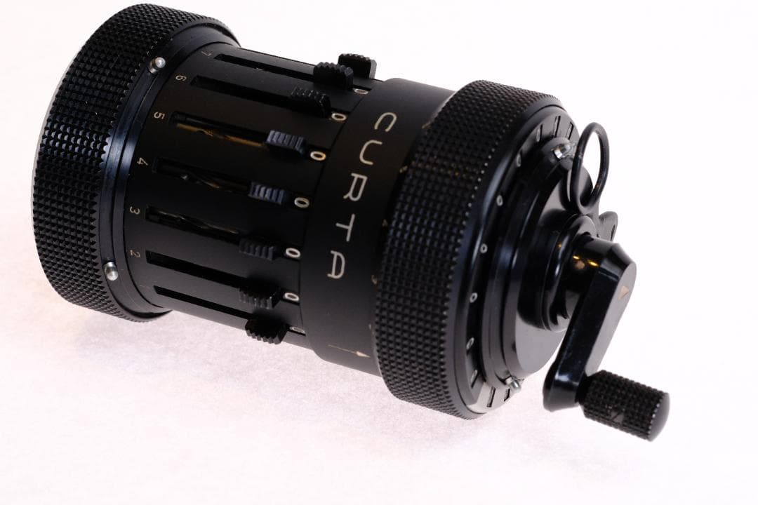 【超美品/完動品】CURTA Type I クルタ 手回し計算機 ★純正ケース付