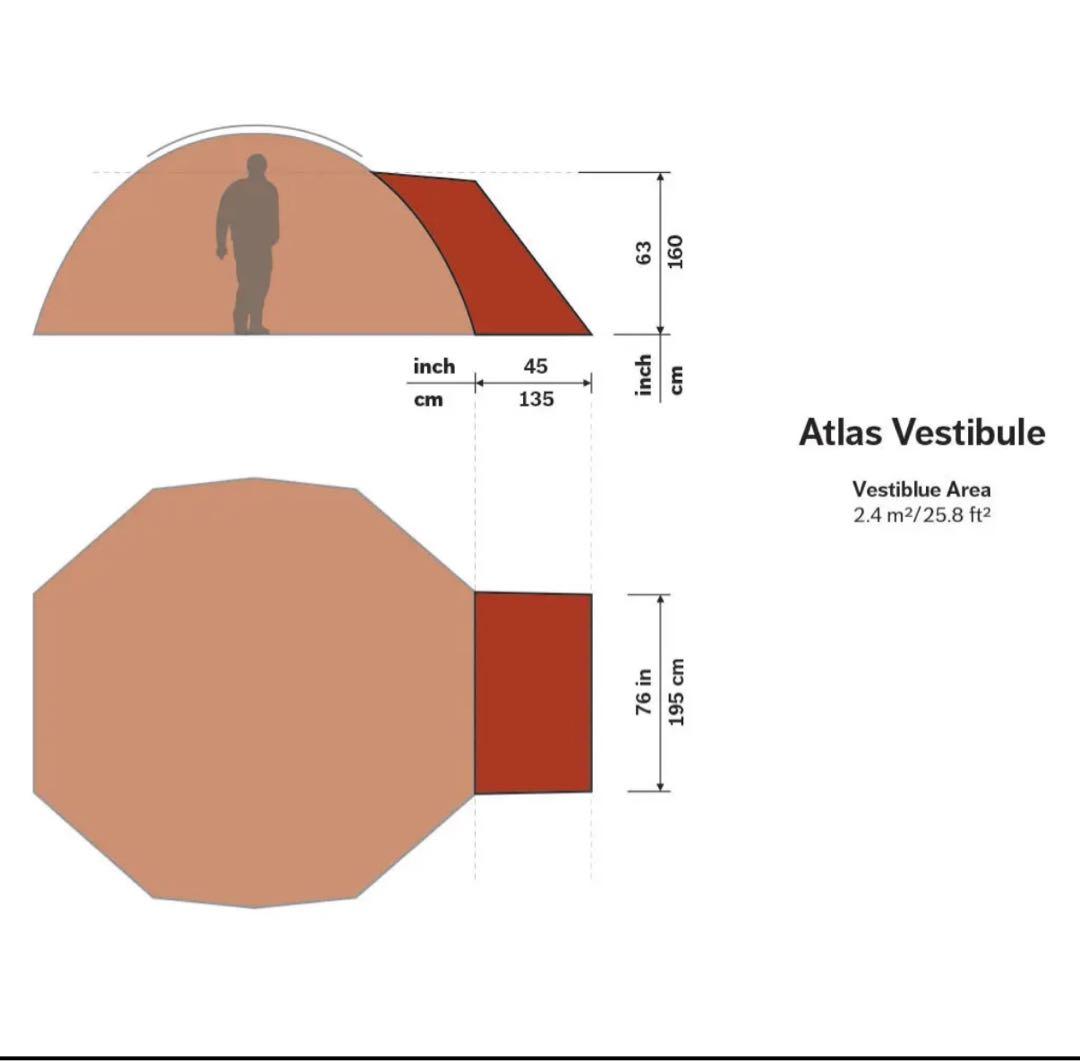 値下げ不可 HILLEBERG ヒルバーグ　アトラス ベスタビュール エストニア