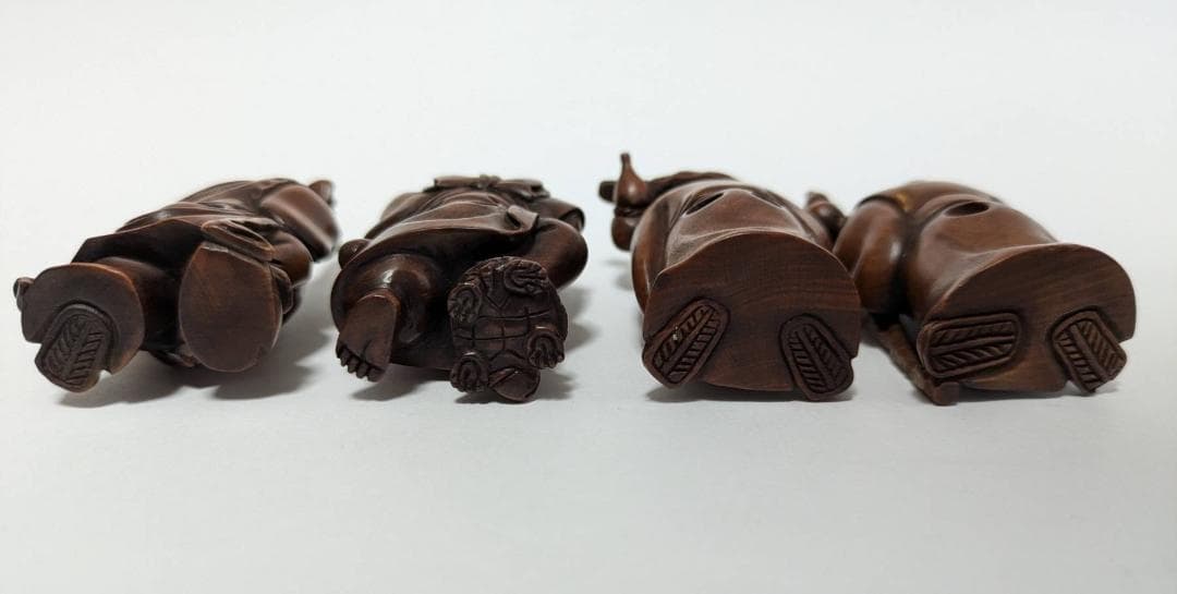 【9点まとめ売り】 根付 七福神 動物 光玉 銘有り 美術品 コレクション