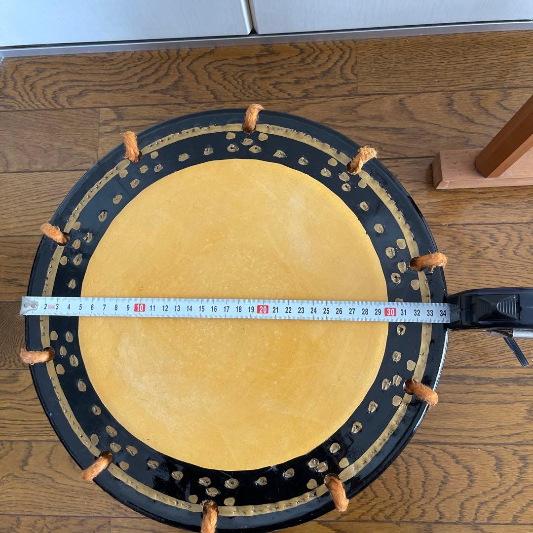 締太鼓、和太鼓、和楽器、バチ、3点セット