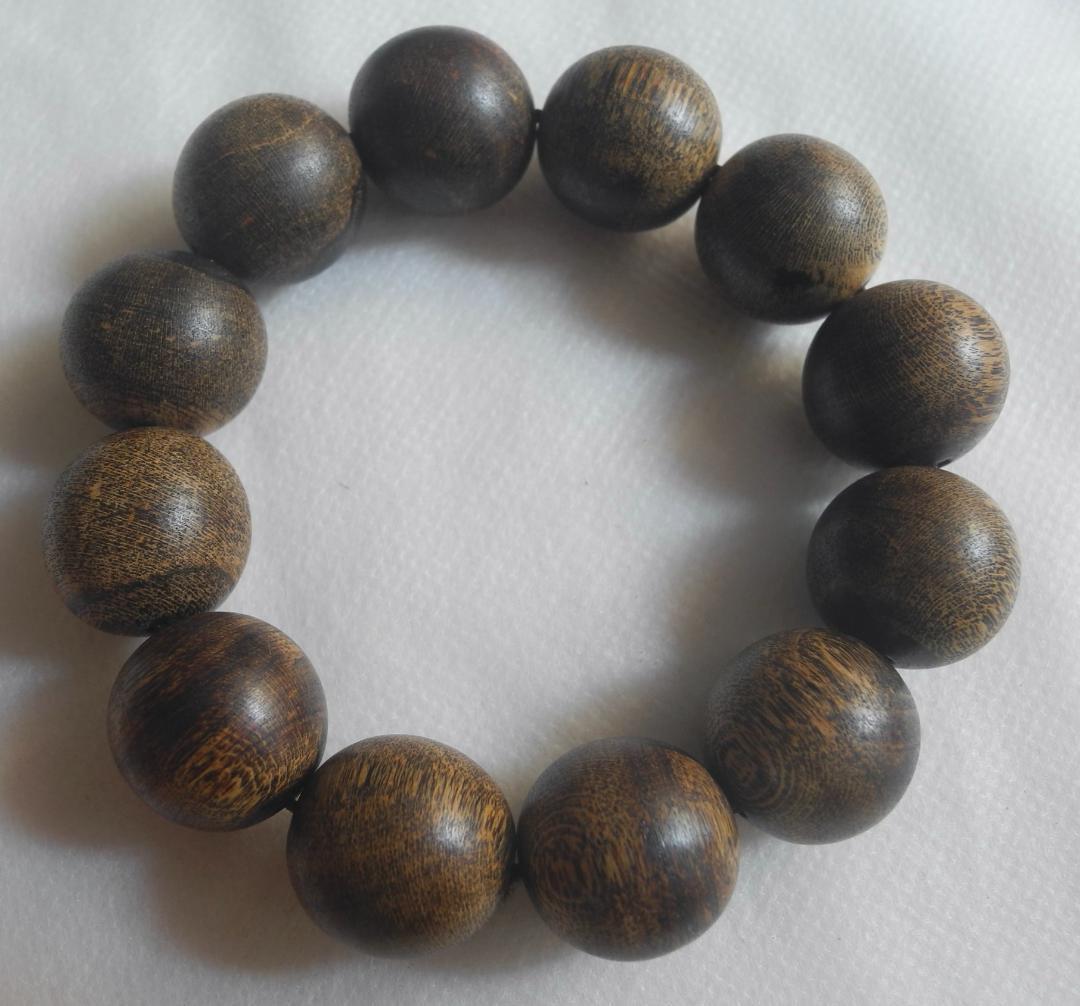 ベトナム産 香木 ブレスレット 数珠 花沈香 良品 良い香り 44g 18mm