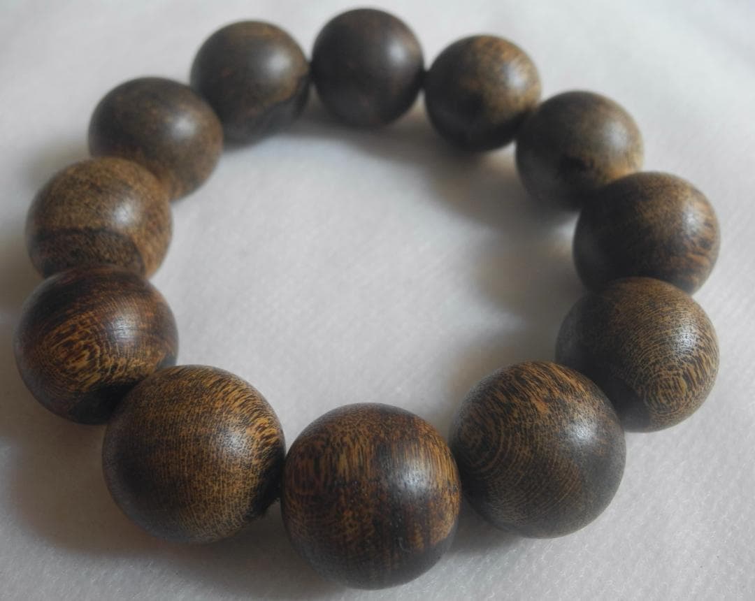 ベトナム産 香木 ブレスレット 数珠 花沈香 良品 良い香り 44g 18mm