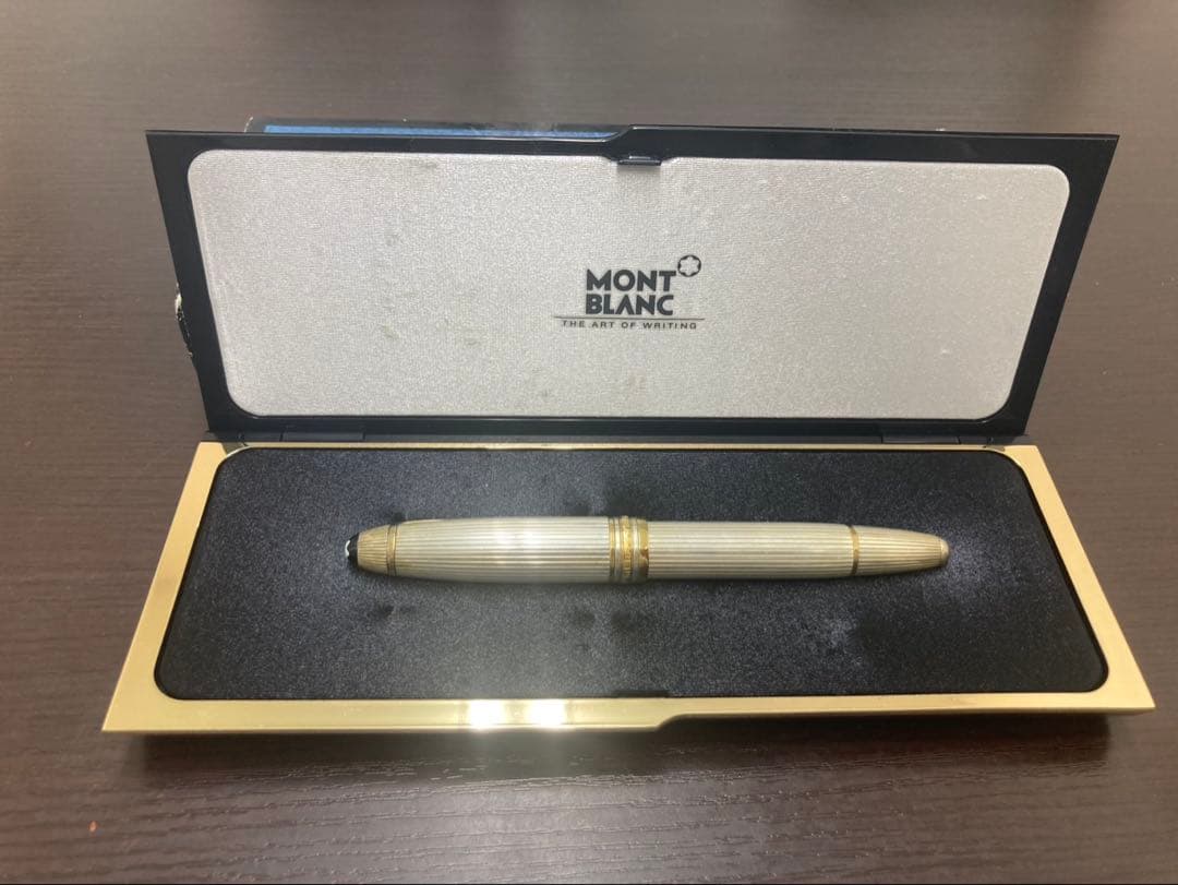 モンブラン マイスターシュテュック ソリテール 万年筆 シルバー 925 18K