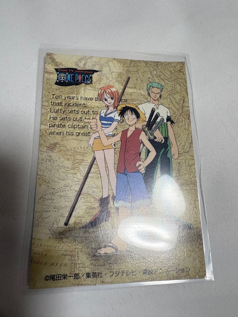 【超希少】　1999年　ONE PIECE 非売品　カード　ルフィ　ナミ　ゾロ
