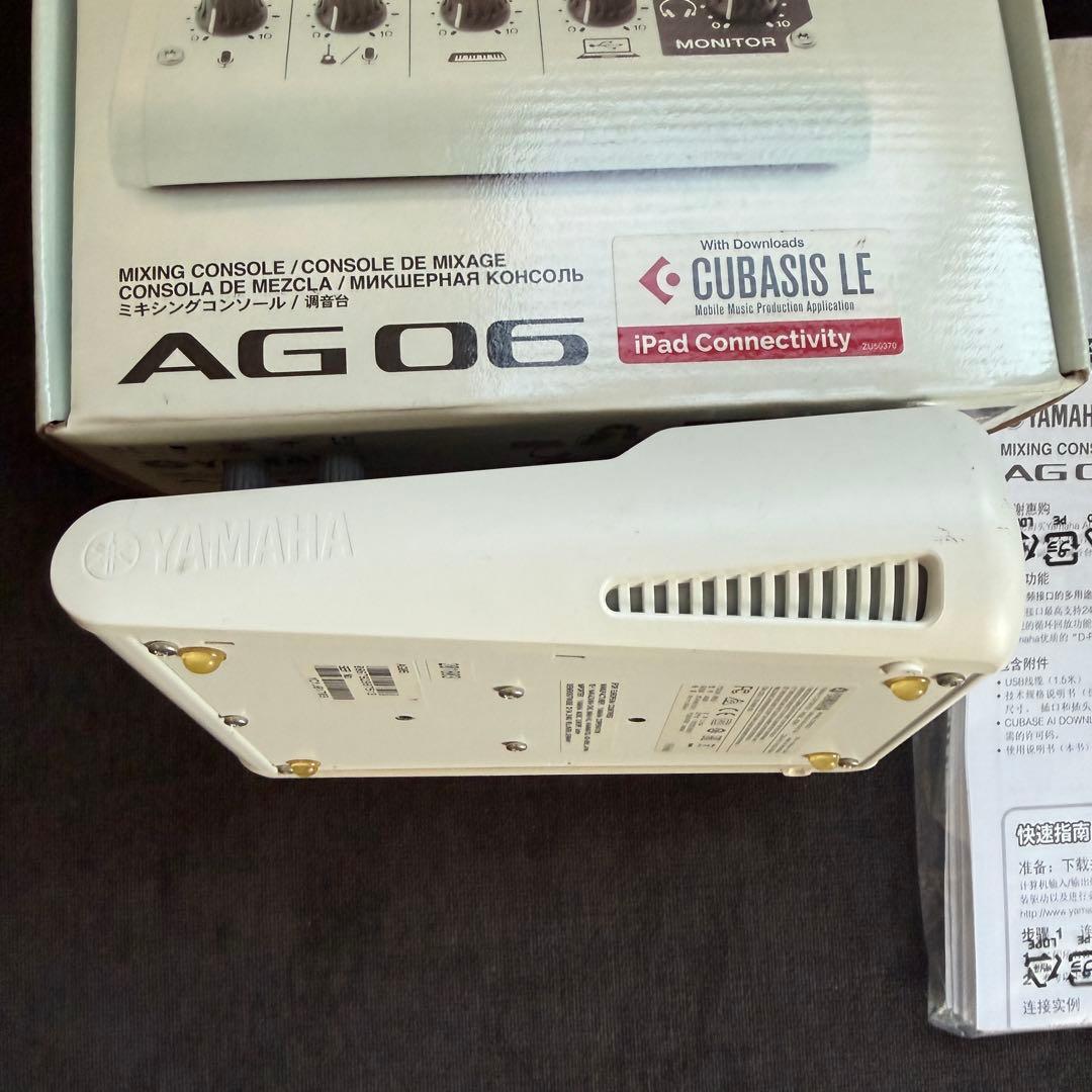 ヤマハ ミキシングコントロール　YAMAHA AG06 箱付き　usb