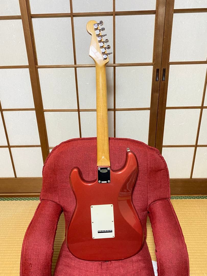 【美品】BUSKER'S バスカーズ ストラトキャスター 赤 エレキギター 入門