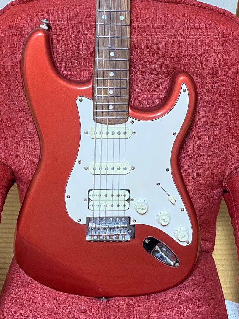 【美品】BUSKER'S バスカーズ ストラトキャスター 赤 エレキギター 入門