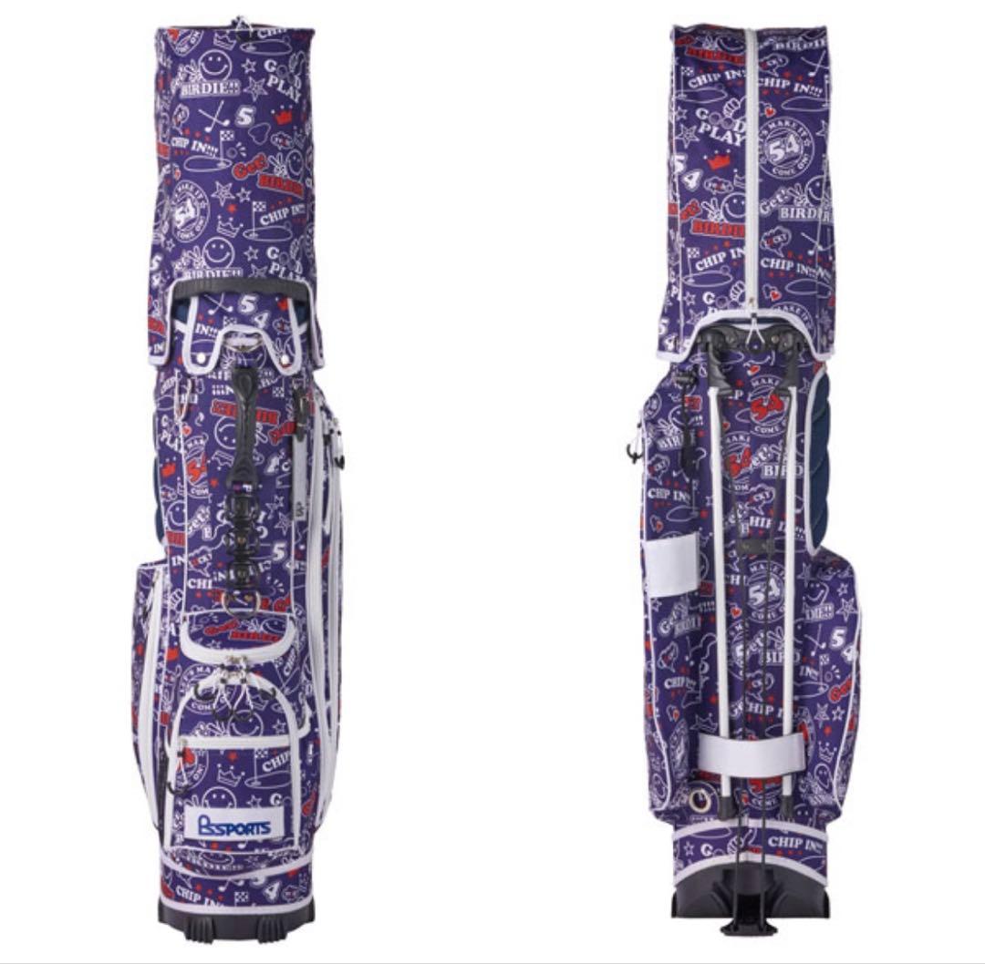 WINWIN STYLE スタンドキャディーバッグ スマイリーデザイン ゴルフ