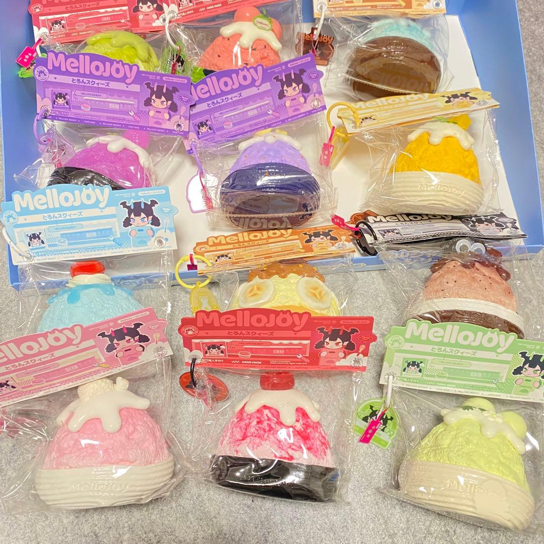 【終売品】mellojoy スクイーズ 雪山シャーベット 全種類セット かき氷