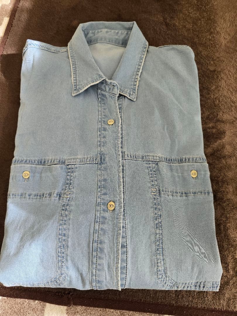 ⭐美品⭐Spick and Span ブリーチデニムルーズシャツ