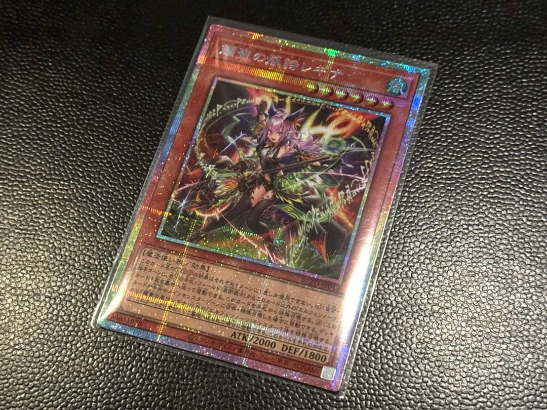 遊戯王 耀聖の風詩レギナ PSE プリズマ エルフェンノーツ レギナ