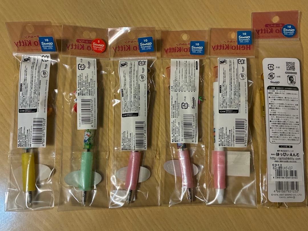 ハローキティ ボールペン 6本