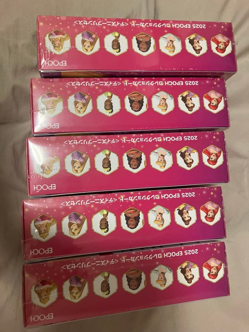 EPOCH COLLECTION CARDS ディズニープリンセス　5ボックス