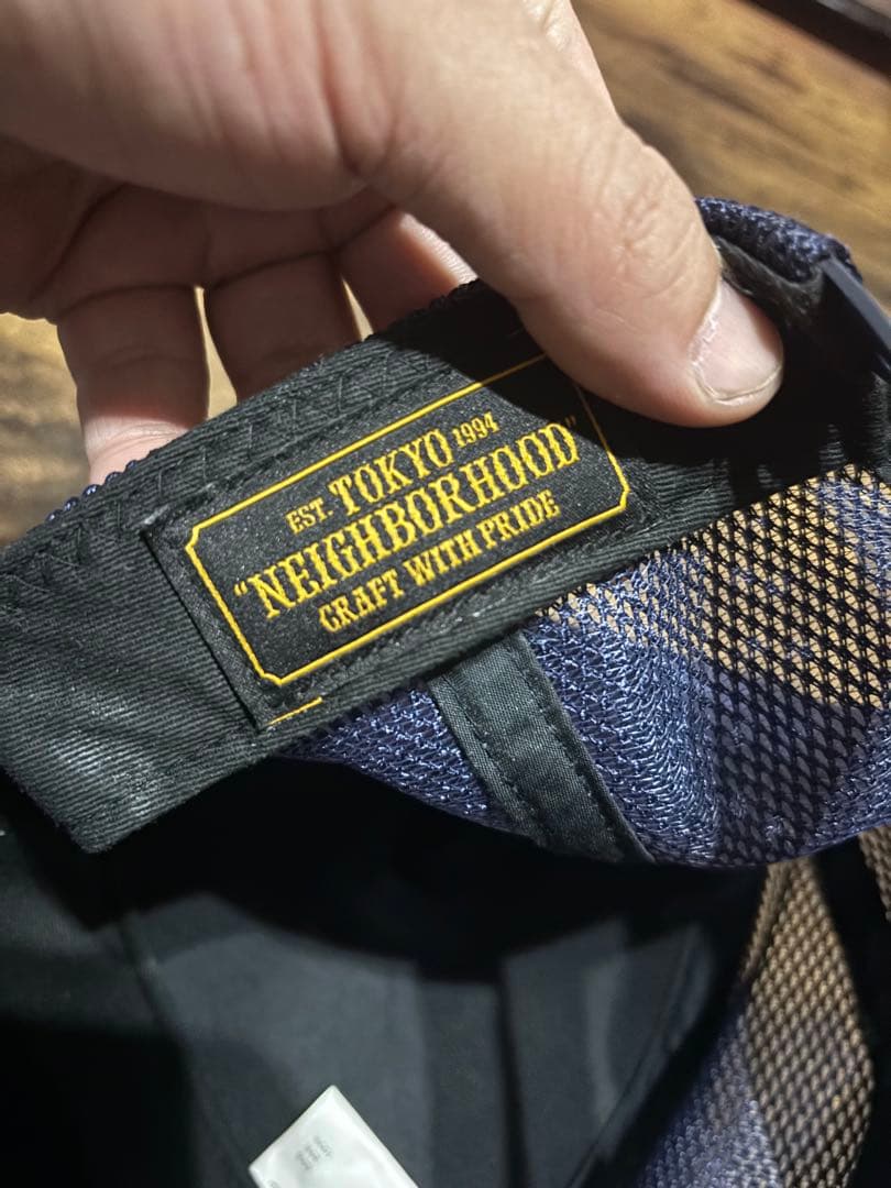 NEIGHBORHOOD ネイビーメッシュキャップ