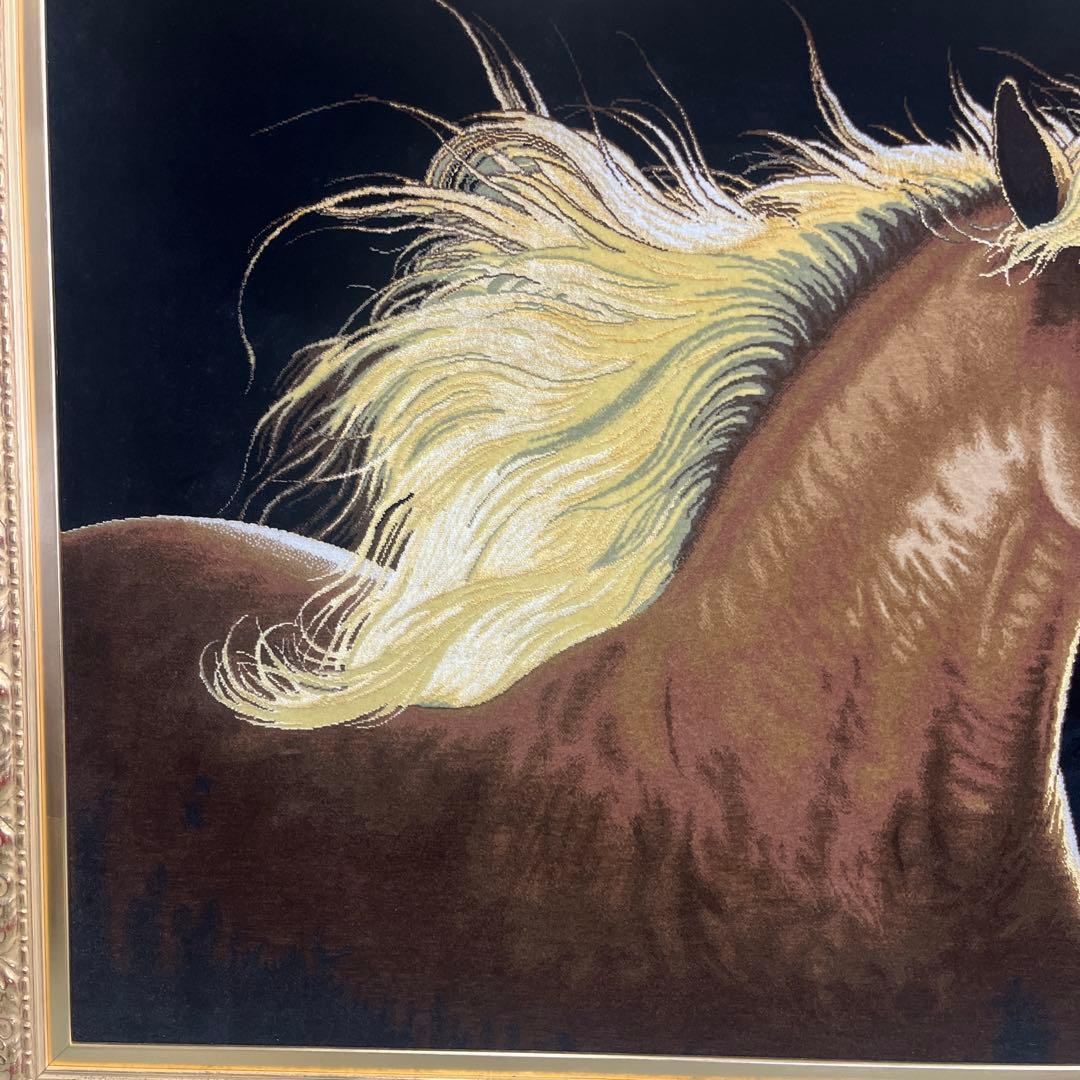 ペルシャ最高級タブリーズ　アリーナサブ 額装ペルシャ　91×63 cm