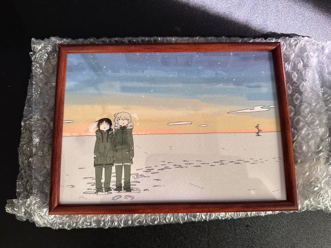 少女終末旅行　漫画家つくみず展限定　ミニ複製原画　6巻限定版表紙