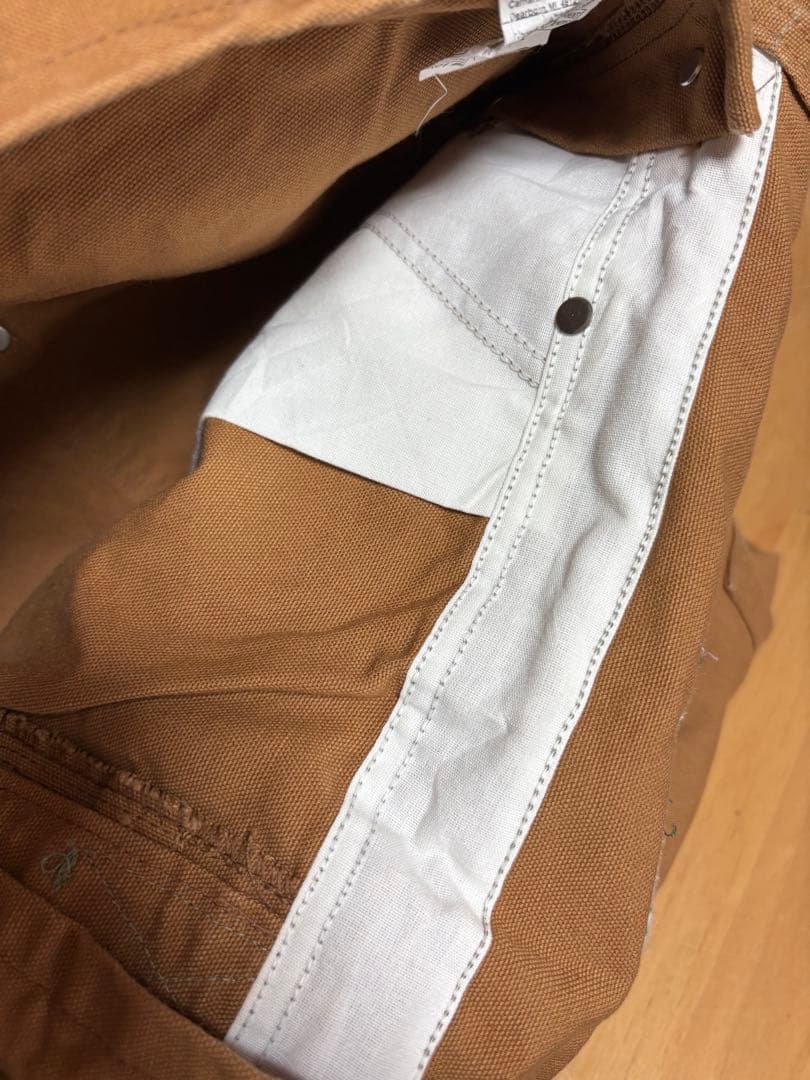 希少なコラボ&モデルサイズ46×32カーハート オーバーオール Columbia