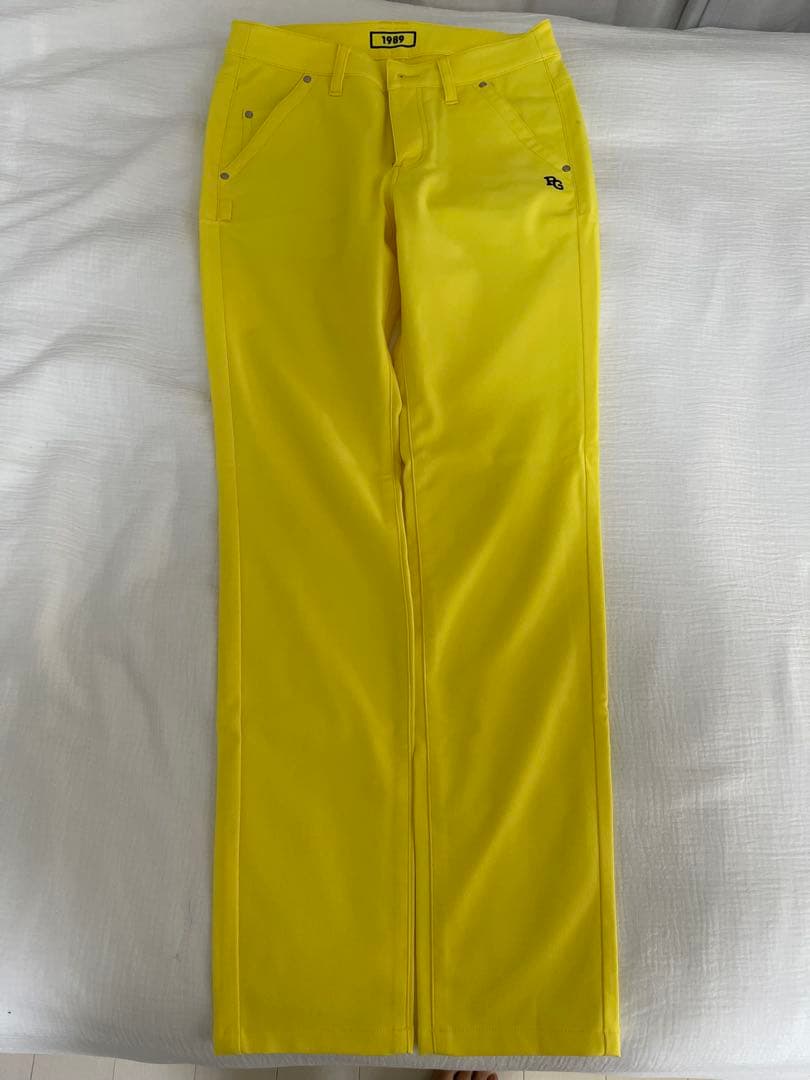 PEARLY GATES イエローパンツ レディース