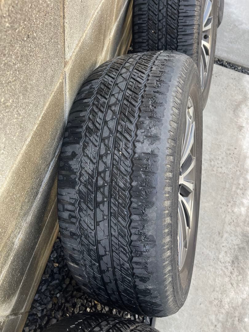 150系プラド　純正19インチホイールタイヤ4本セット