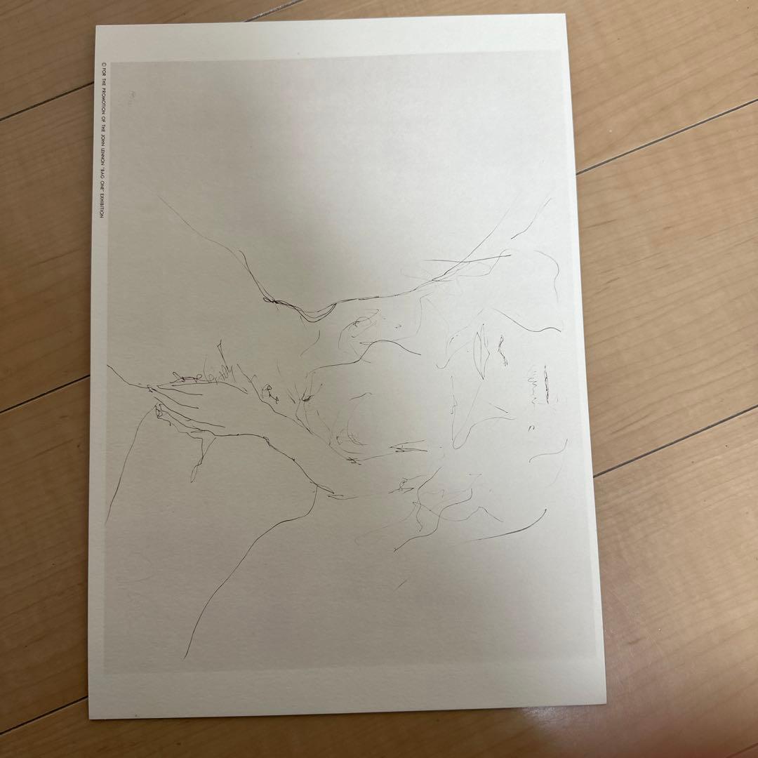 ジョンレノン／Bag One／リトグラフ／掛け時計